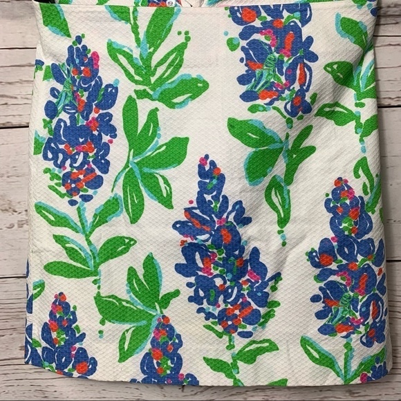 Nwot Lilly Pulitzer Lynnie Honeycomb Floral Mini Skirt - Picture 2 of 7